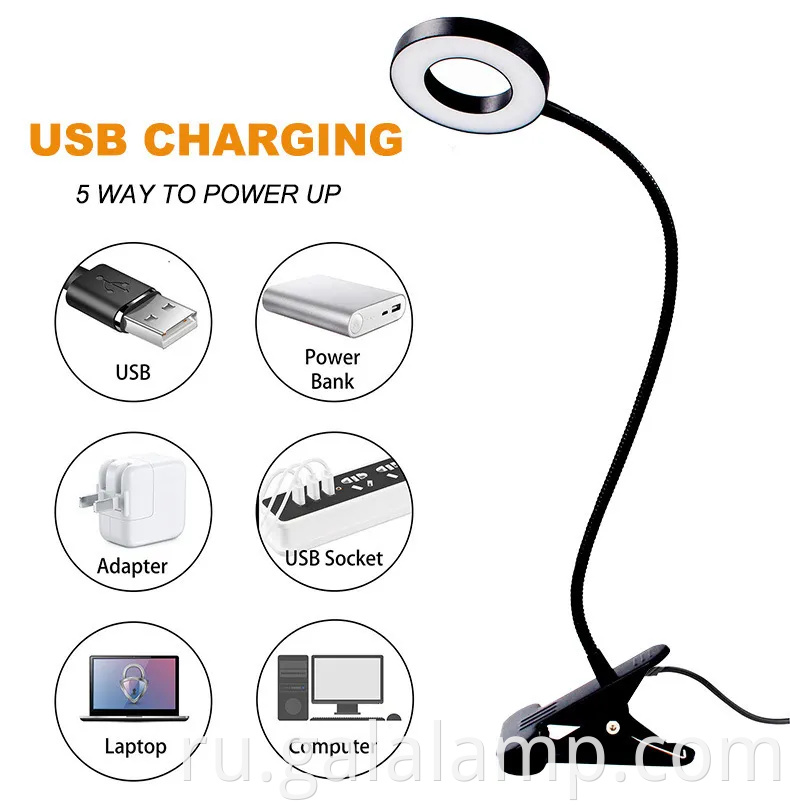 Современная регулируемая светодиодная лампа для освещения домашнего офиса